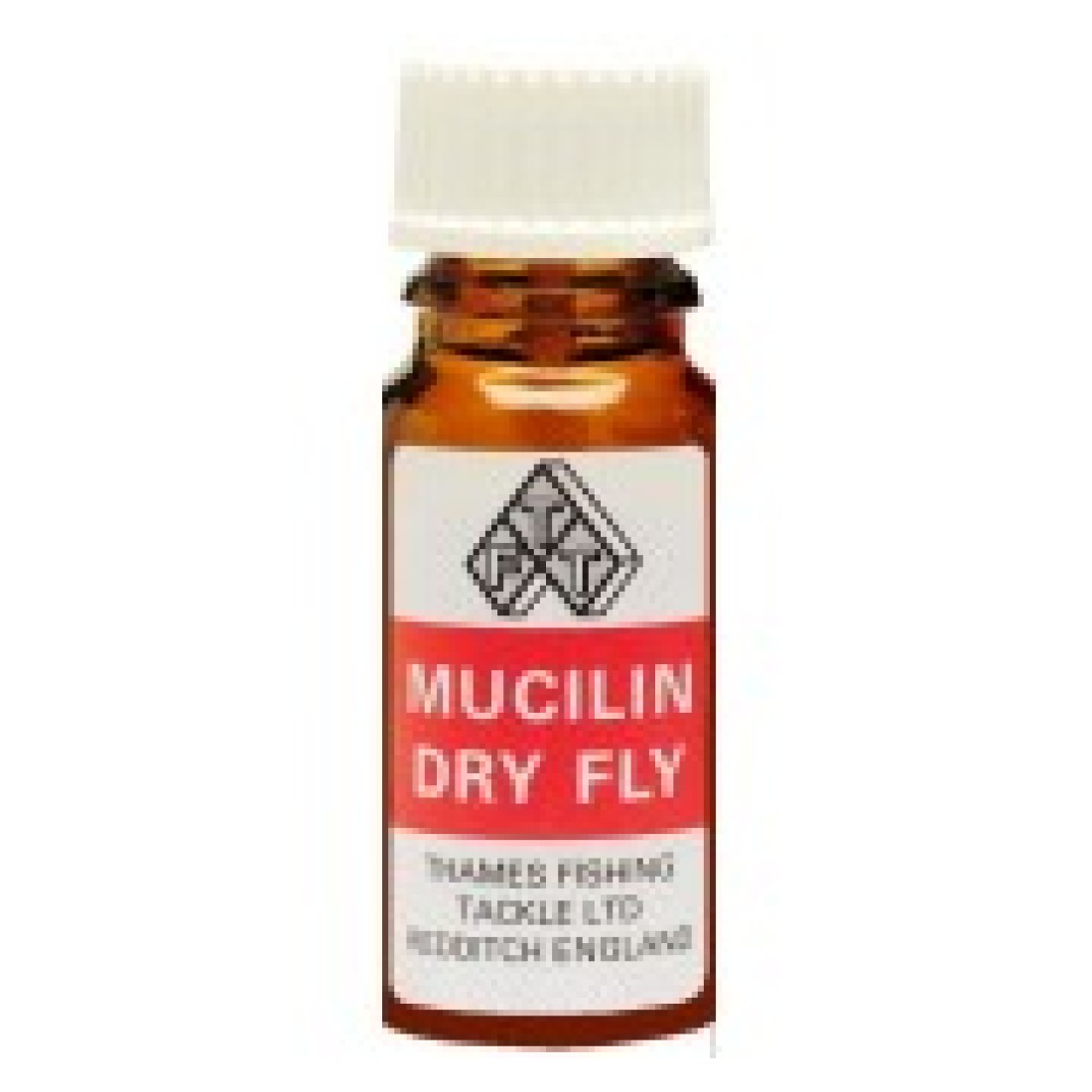 Mucilin fly fishing, red bottle floatant Troutflies UK